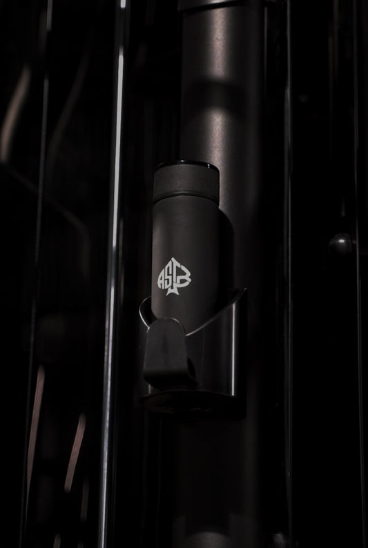 Insulated Acestar bottle designed for athletes, featuring a sleek, durable design with the Acestar Legacy logo for optimal hydration during workouts.
